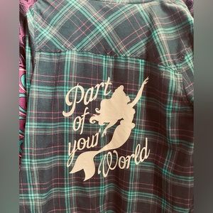 Cakeworthy flannel/Disney/Little Mermaid